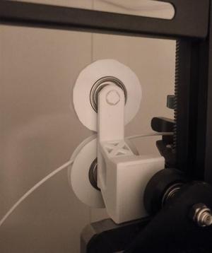 Ender 3 V2 Double Roller Filament Guide