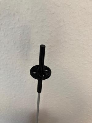 Antenna holder for GFK pole
