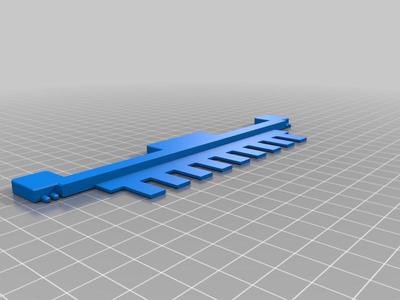 9 Wide Well Gel Comb