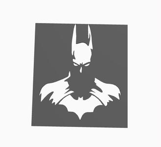 Batman theme stencil