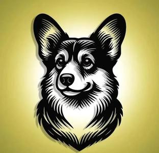 Corgi Wall Art   