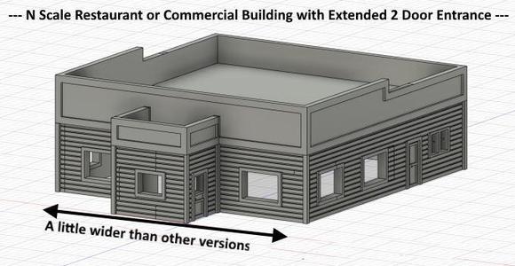 N Scale Restaurant or Other Commercial Building.....