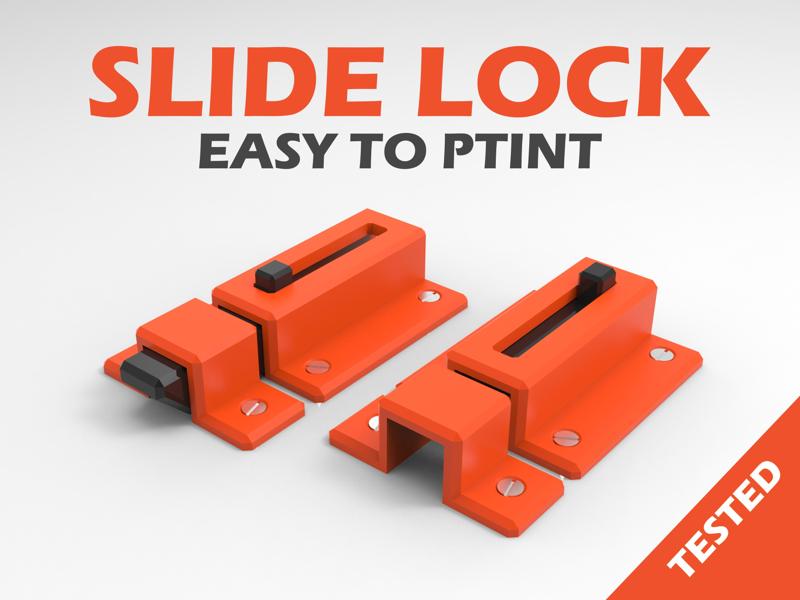 SLIDE LOCK - DOOR BOLT (Tested)