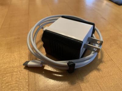 iPhone Larger Charger Cord Holder - 18W / 20W Charger