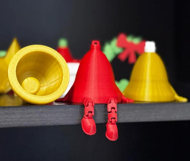 Functional Articulated Christmas BELL decoration