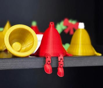 Functional Articulated Christmas BELL decoration