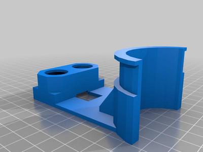 1.5" ABS Pipe mounted bracket for HC-SR04 to monitor Sump Pump Level