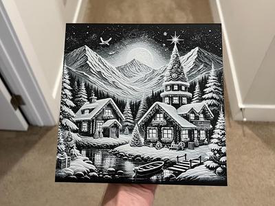 Christmas Cabin Hueforge