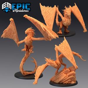 Wood Wyvern Set / Jungle & Forest Drake / Plant Dragon