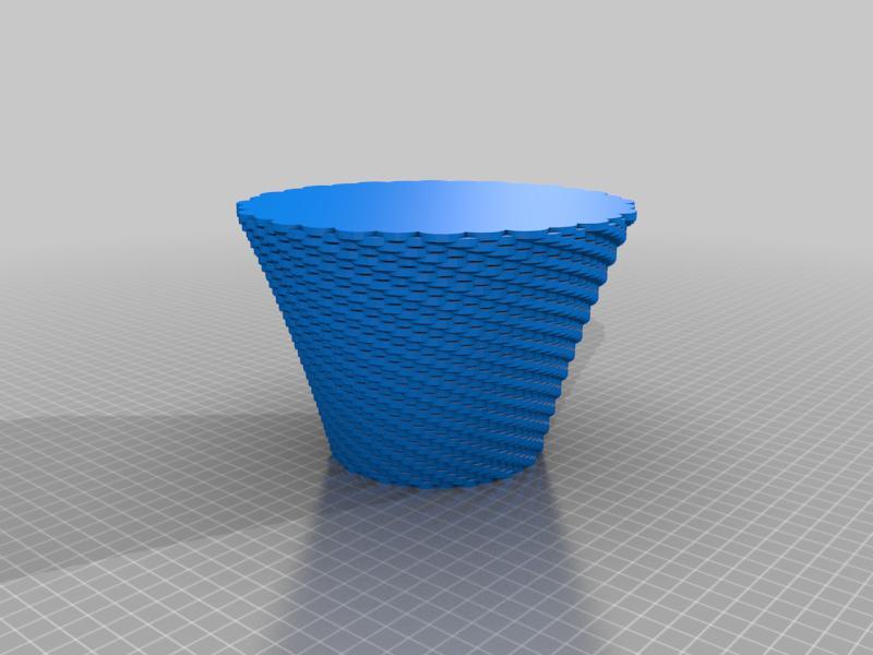 vase sloped 