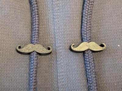 Moustache Drawstring Charm