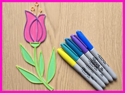 Botanical Flower Gift Diy Coloring Mom