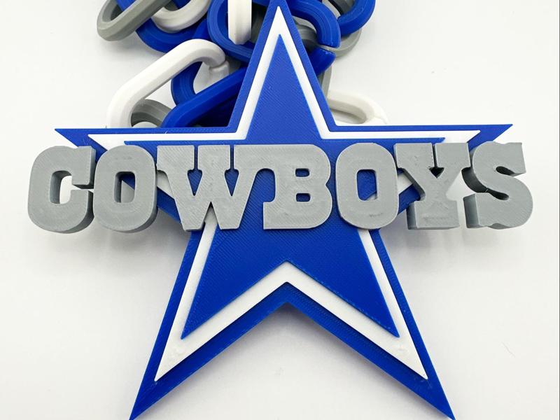Cowboys Fan Necklace - Just Medallion 