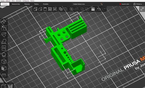 Toolholder for creality ender3 v3 se with side scraper holder.   