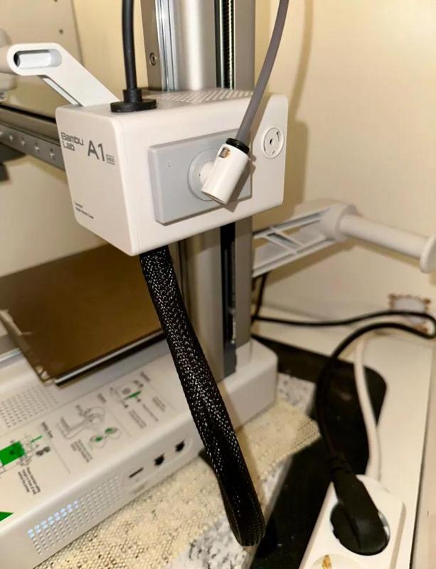 Bambu lab A1 mini bowden tube connector replacement holder   