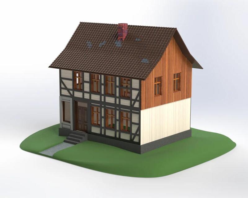 Fachwerkhaus (Half-timbered house) H0   