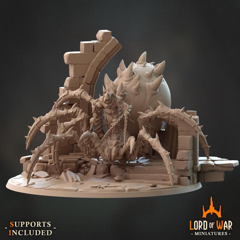 Orc Lord Spider Mount (Presupported)