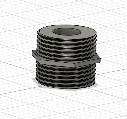 gardenhose 1" male thread adapter   