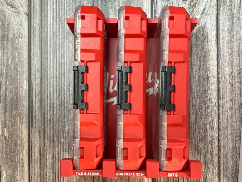 Milwaukee Packout Bit Case Wall Storage New Style   