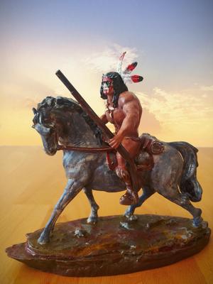 Native Sioux Warrior Rider
