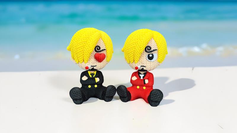 Sanji - Knitted - Crochet - One PIece - Multipart