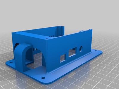 Improved Raspberry Pi 7in Touchscreen Case