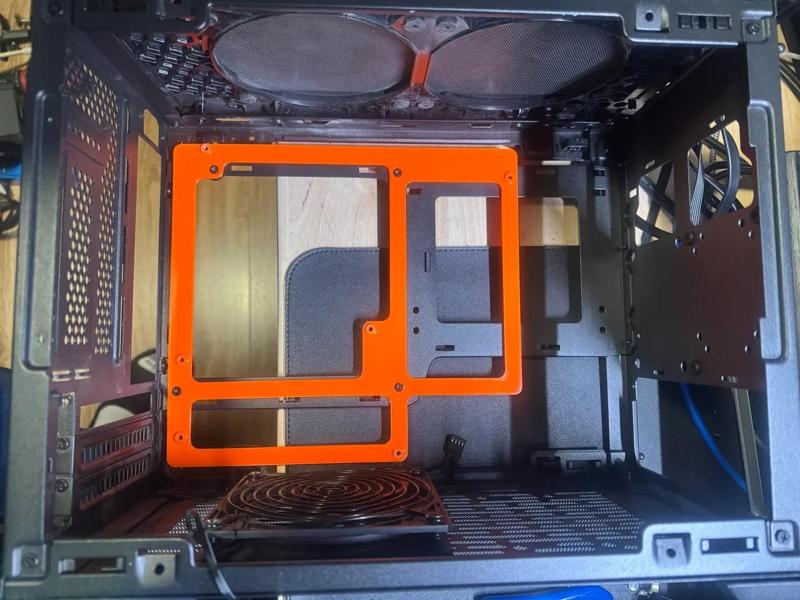 HP EliteDesk 800 G3 SFF motherboard bracket for CoolerMaster NR200 NR200P   