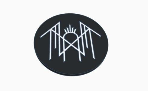 Sleeptoken badge or coaster   