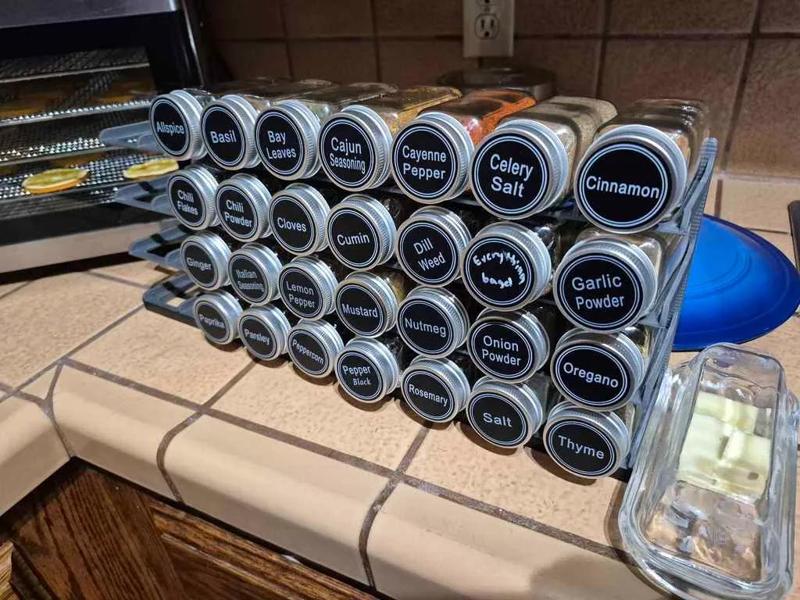 Spice Shaker Organization Rack   