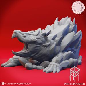Earth Elemental - Tabletop Miniature (Pre-Supported)