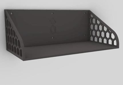 Wall mounted manga shelf   