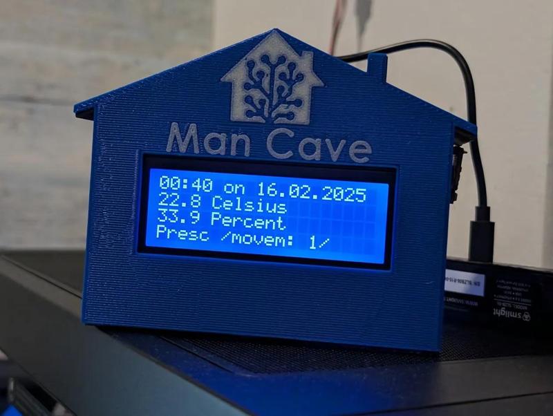 Plate for 20x4 lcd housing   