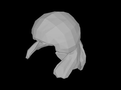 Lego Compatible (30410.dat) Minifig Hair Pulled Back   