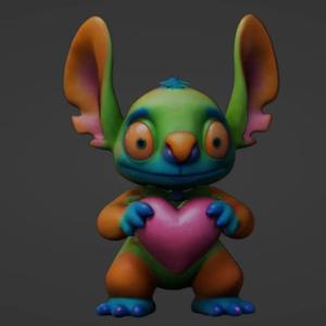 Mouse Bat Happy Valentine   