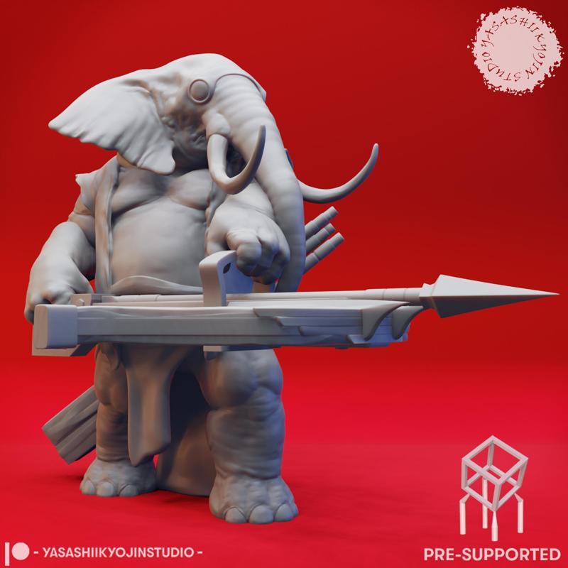 Loxodon Heavy Ballista - Tabletop Miniature (Pre-Supported)