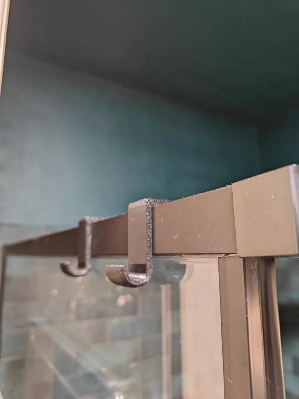 Simple modern and short towel hook for shower cabin   