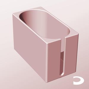 CX68-95-SS Slotted Modular Stacking Storage Boxes | Printable Objects - Infinite Containers | stl file for 3d printing
