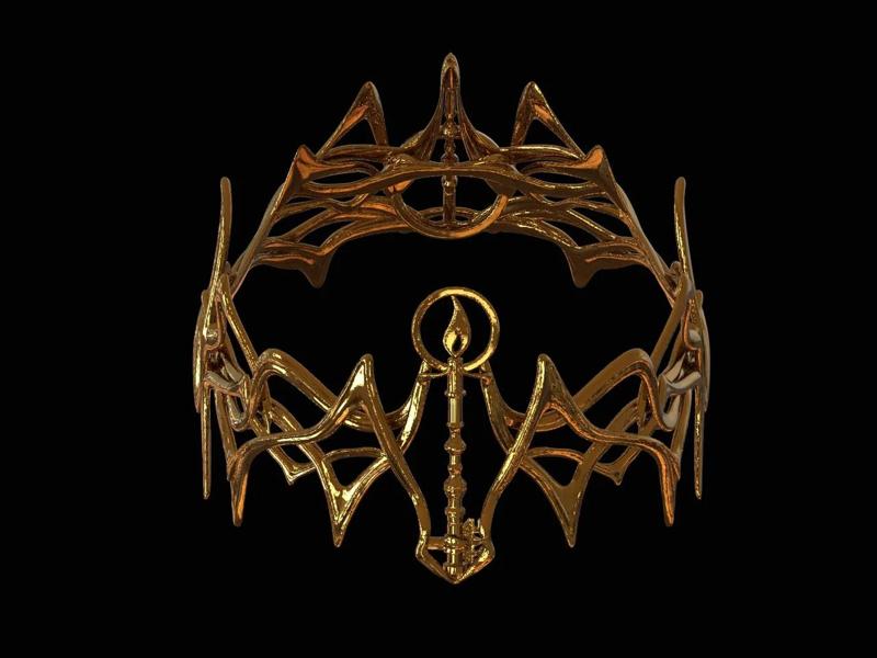 Locke & Key shadow crown/Zámek a klíč koruna stínů   