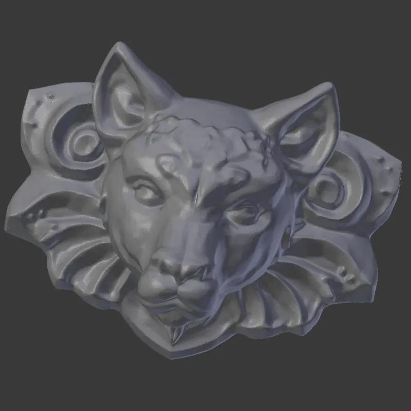 Postament Wallmount Animall High Detail supportfree   