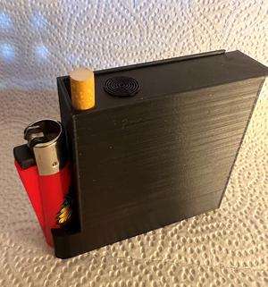 Cigarettes Box with Clipper holder