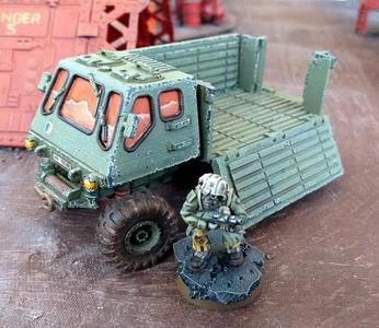 Military Truck Amphibious - 28mm