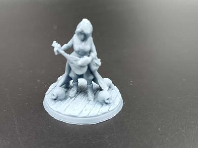 Bard Female Miniature - RPG - TTRPG - Wargaming