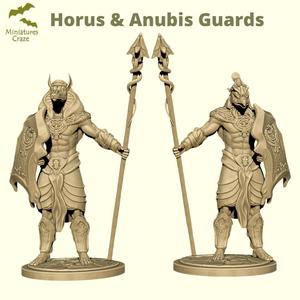 Horus & Anubis - Egyptian Guards