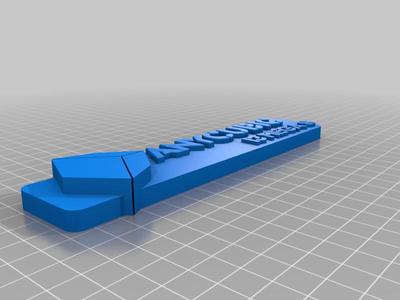 Anycubic Mega S Nameplate