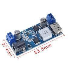DC 6V 9V 12V 24V a DC 5V 5A Buck Modulo convertitore, 9-36V Step Down a USB 5V Transformer Dual Output Voltage Regulator Board