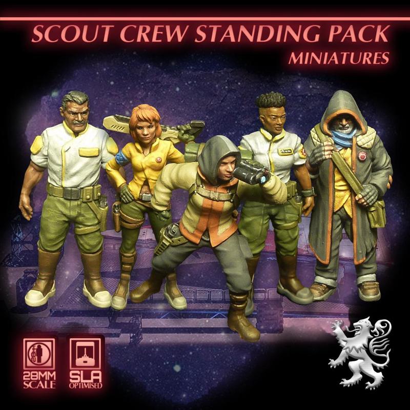 Scout Crew Standing Pack Miniatures