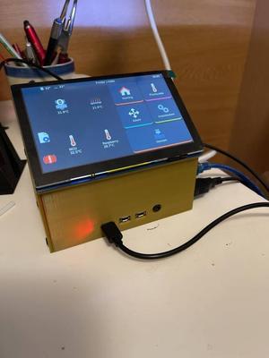 Case for Raspberry Pi4 and 5" display