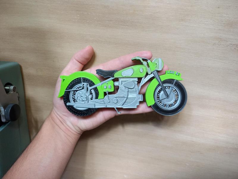 1940 SUNBEAM MOTORCYCLE - WALL ART - 2D - WALL DECORATION - V2