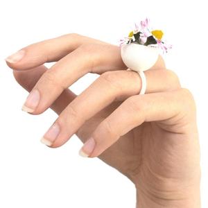 Green pearl ring (size 5)