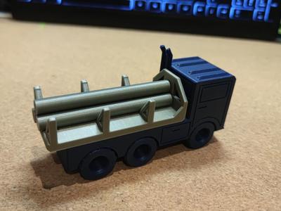 Print in Place Wood Trailer